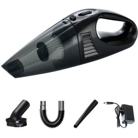 Aspirateur portatif sans fil portable rechargeable puissant aspirateur de voiture puissant aspirateur portatif avec accessoires multifonctionnels pour Bureau à domicile voiture animaux de compagnie (n