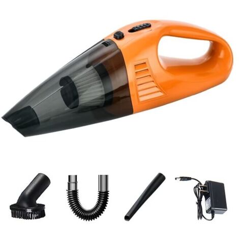 Aspirateur portatif sans fil portable rechargeable puissant aspirateur de voiture puissant aspirateur portatif avec accessoires multifonctionnels pour Bureau à domicile voiture animaux de compagnie (o
