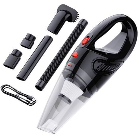 Aspirateur portatif sans fil pour voiture, avec aspiration puissante, mini aspirateur à main portable, pour le nettoyage des canapés, matelas et fenêtres
