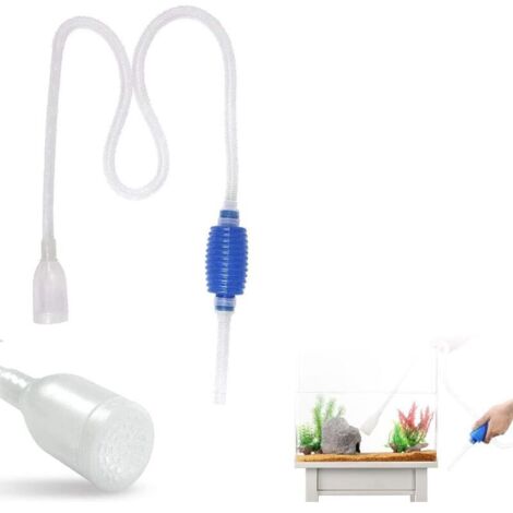 Aspirateur pour Aquarium - Siphon et Pompe à Eau avec Filtre à Gravier