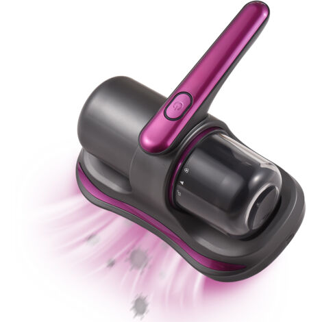Aspirateur pour lit 8KPa aspiration sans fil pour matelas avec filtre HEPA 100W élimine allergènes et acariens aspirateur à main 2 vitesses