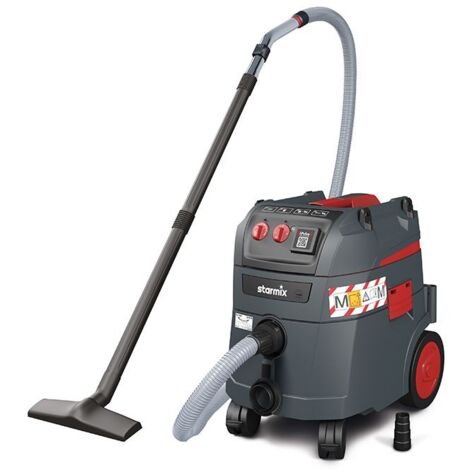 Aspirateur professionnel M Class 18935 – 1600W – Capacité 35 l – Technologie iPulse pour extraction poussières fines – Mise en marche automatique – Starmix - M-1635