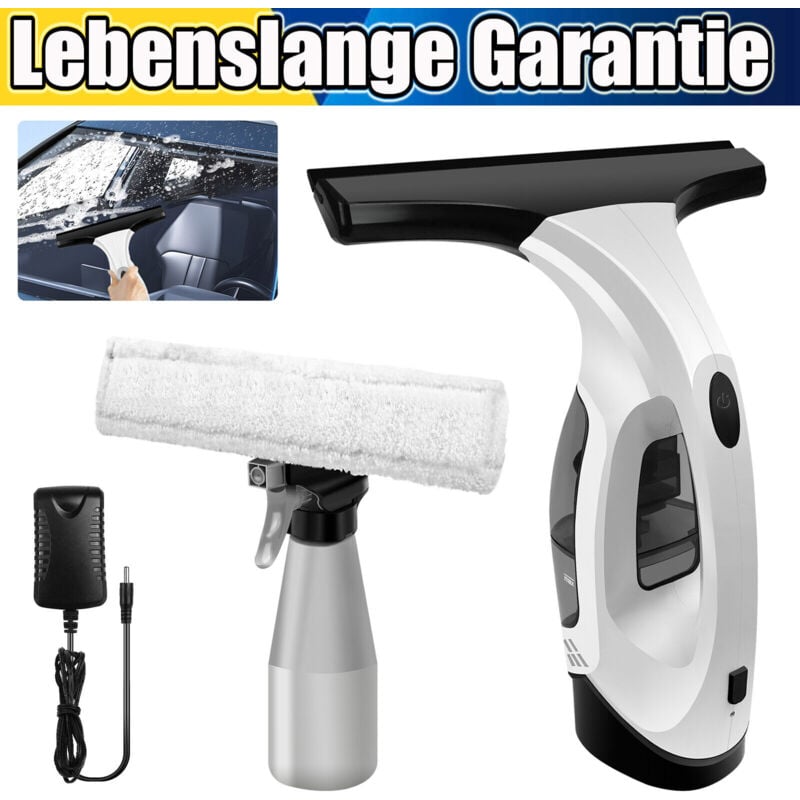 Aspirateur rechargeable Squeegee Verre Miroir Nettoyage Aspirateur à vitres sans fil