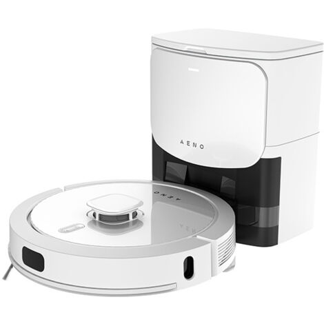 Aspirateur robot AENO RC4S 2 en 1 Map 4000 Pa, réservoir automatique, blanc