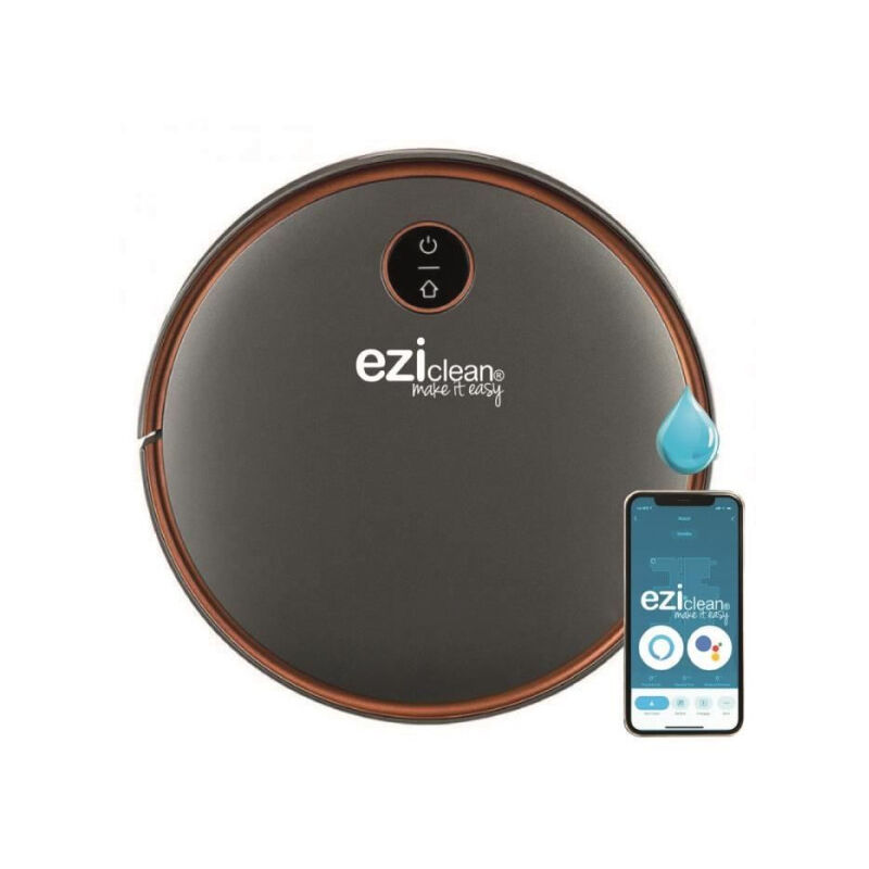 Eziclean - Aspirateur Robot aspirateur connecté Aqua iMap A50 - 90 min - 1Kpa - 80m² - 0.43L