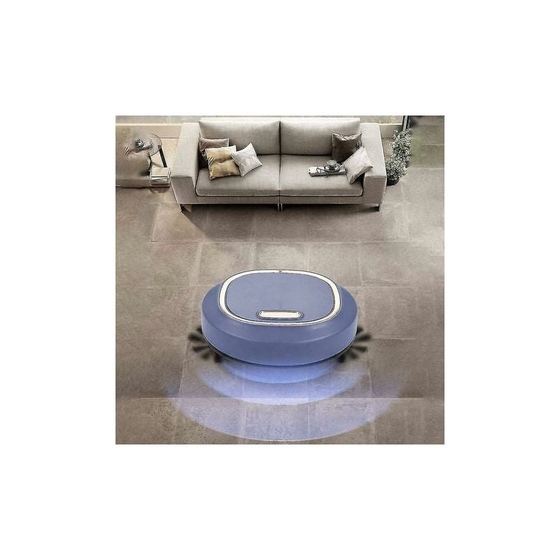 Aspirateur robot , aspirateur et vadrouille de sol 3 en 1, super aspiration, aspirateur robot 1500pa avec fonction de nettoyage, idéal pour la