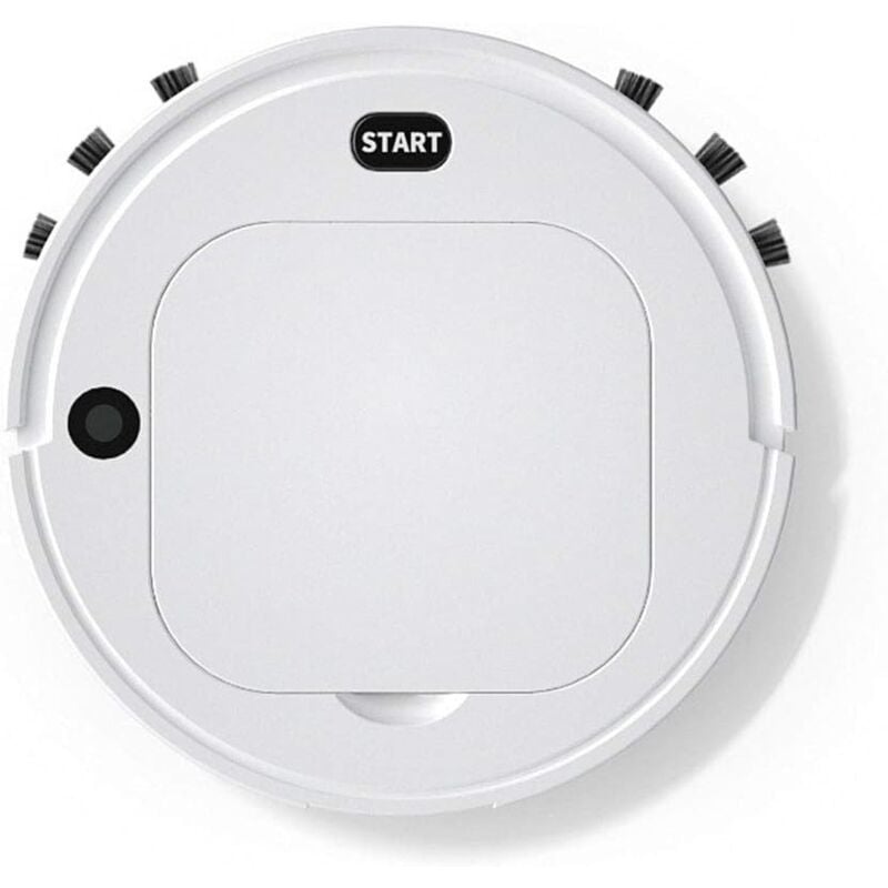 ZVD - Aspirateur Robot avec Humidificateur 3-en-1 - Batterie Intégrée 1200mAh, Nettoyage Silencieux Convient aux Tapis