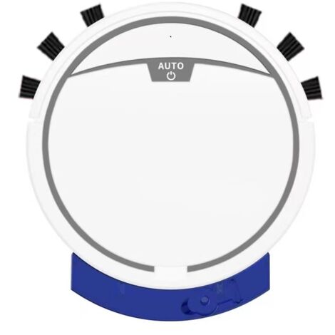 Aspirateur Robot Intelligent Sans Fil, Appareil de Nettoyage avec Application et Télécommande, Balayage de Sol, Humide et Sec, 2800 Pa, pour la Maison