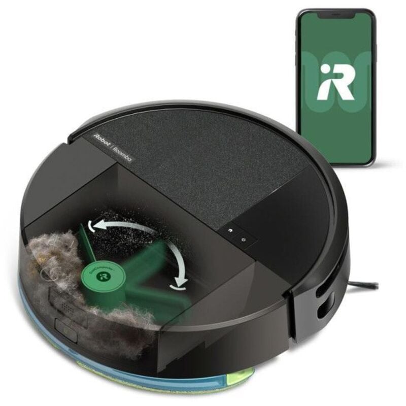 Irobot - Roomba 205 Combo Compactor Black