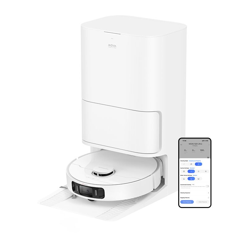 Aspirateur robot laveur Mova S20 ultra 8300 Pa Blanc
