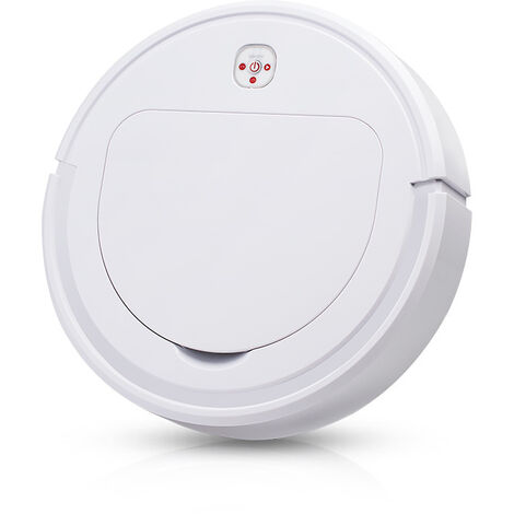 Aspirateur Robot, Mince Silencieux Forte Aspiration Autonomie Aspirateur Robotique Orifice d'Aspiration sans Balais, ideal Poils d'animaux Les Tapis Sols Durs