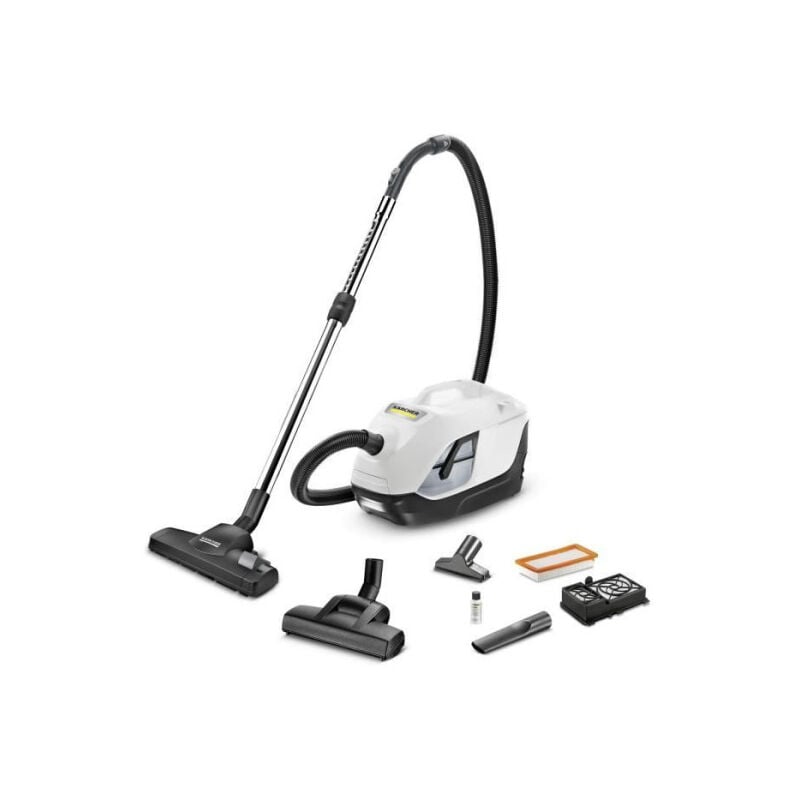 Karcher - Aspirateur Robot new ds 6 plus - sans sac avec filtration par eau + Accessoires - Rejette un air dépoussiéré a 99,95 %
