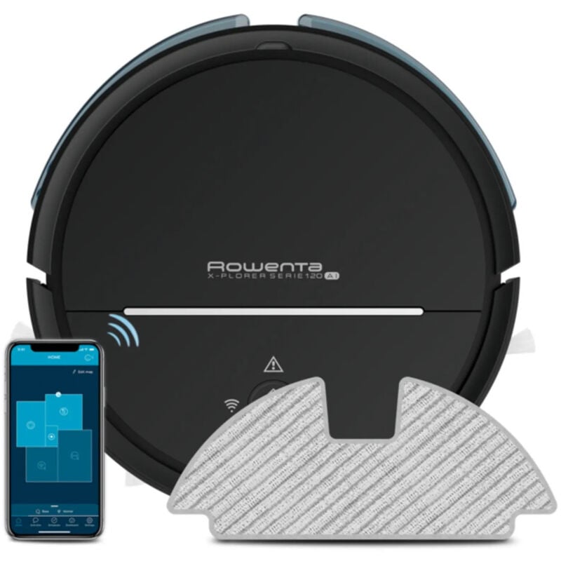 Rowenta - Aspirateur robot programmable connecté rr7875wh