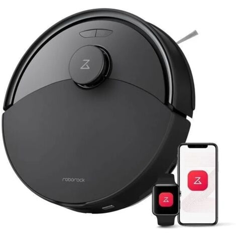 Aspirateur Robot Roborock Q10 PF , Robot Aspirateur 10000Pa,Relevable 8mm, 150 Min d'autonomie,Alexa/WiFi/APP Contrôlé,Idéal pour Poils d'animaux, Tapis et Sols,Mise à Niveau Q8 max