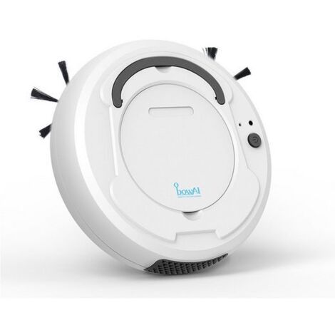 Aspirateur robot, Robot Laveur, Aspirateur robot 3 en 1, 1200MAH, 3W, 3.7V, Blanc, KINSI