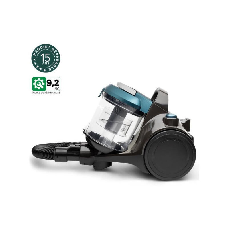 Hkoenig - Aspirateur Robot sans sac Triple a - Filtre hepa 12 - 2,5L - Noir