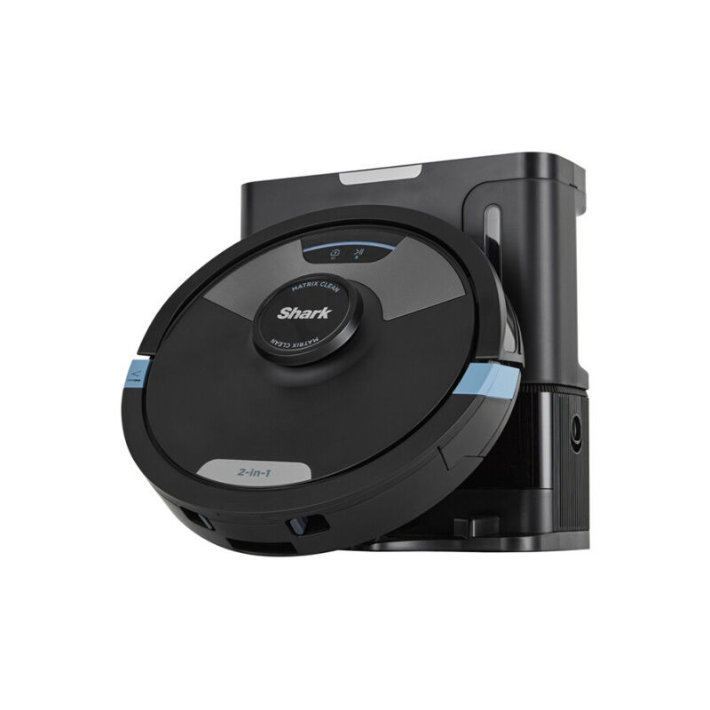 Shark - Aspirateur robot Robot aspirateur et laveur de sols a autovidage 2 en 1 Matrix Plus RV2620WAEU