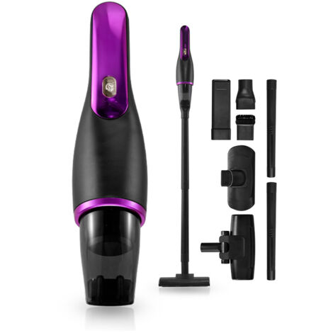 Aspirateur sans fil 100W, aspirateur à miettes pour voiture, balai HEPA