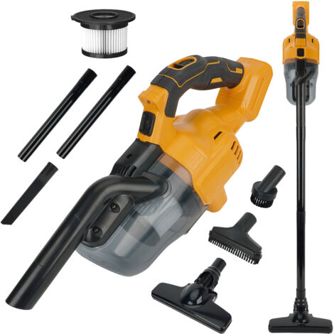 Aspirateur sans Fil 20 V 5 en 1 avec Moteur Puissant de 400 W, Silencieux 70 DB, aspirateur à Main Portable avec Filtre HEPA pour Sol, Tapis, Voiture (sans Batterie)