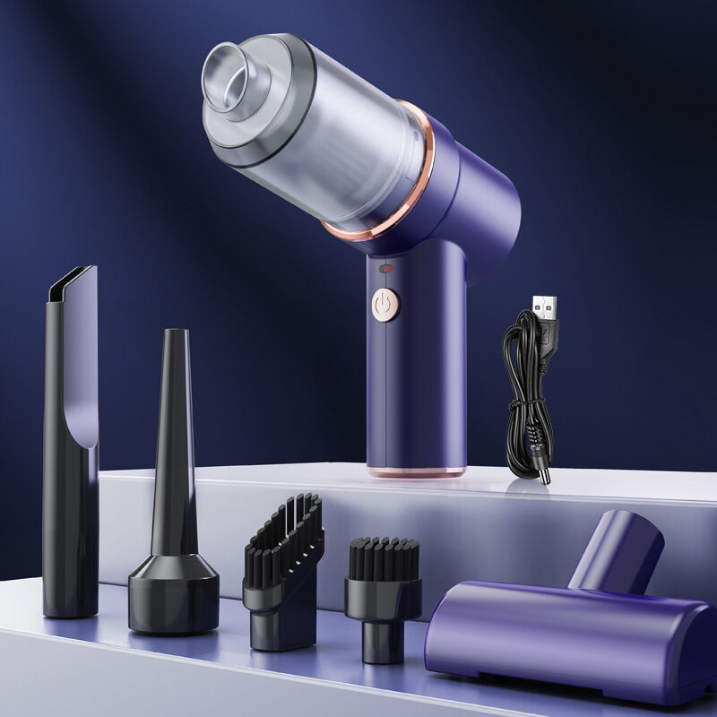 Aspirateur sans Fil, aspirateur à Main pour Voiture Hoover Aspiration puissante Rechargeable 2 en 1 Aspiration Soufflage Mini aspirateur à Main pour