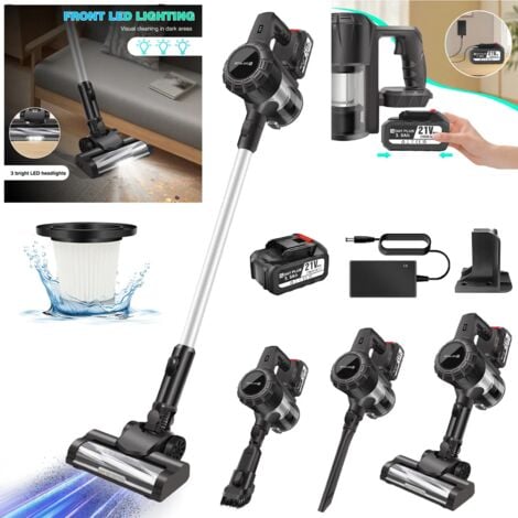 Aspirateur sans fil Aspirateur à main Sans fil Aspiration puissante Avec 1x batterie