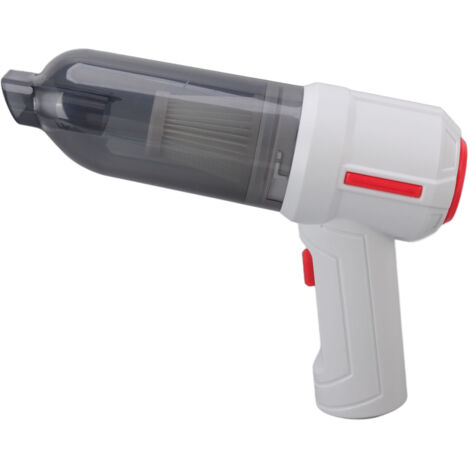 Aspirateur sans fil aspiration ultra puissante recharge USB mini appareil de nettoyage pour maison et voiture blanc