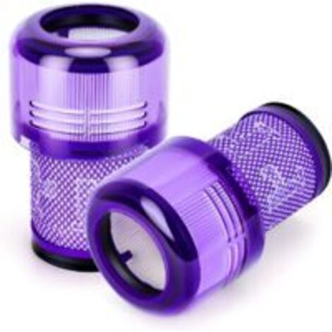 Aspirateur sans fil Dyson v12 Detect Slim Absolute Extra Fluffy Total Clean Motorhead avec filtre HEPA (lot de 2)
