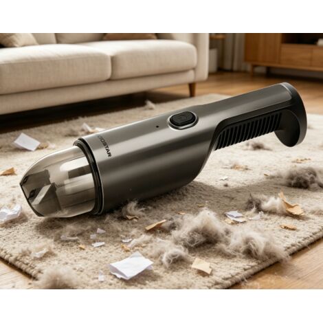 Aspirateur sans fil portable Aigostar haute puissance, rechargeable et silencieux, aspirateur polyvalent pour maison, voiture, canapé et poils d'animaux