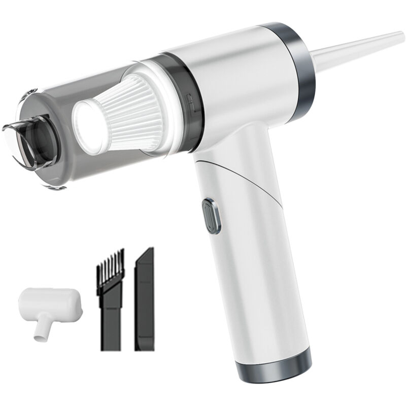 Lifcausal - Aspirateur sans fil pour voiture, gonfleur multifonctionnel, appareil ménager sans fil haute puissance 120 w, aspirateur portable à