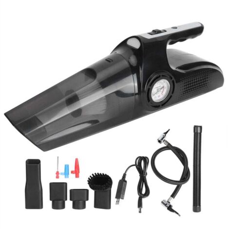 Aspirateur sans fil rechargeable USB 120W, 4 en 1, usage sec et humide. Pour maison et voiture, compact et polyvalent.