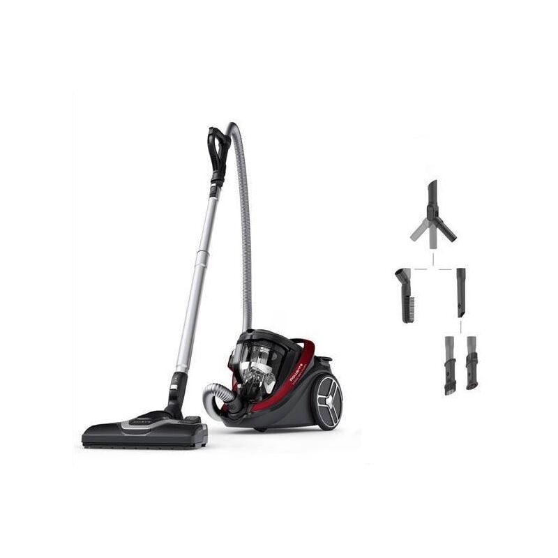 Rowenta - Aspirateur sans sac 500w 59db rouge/noir RO7933EA