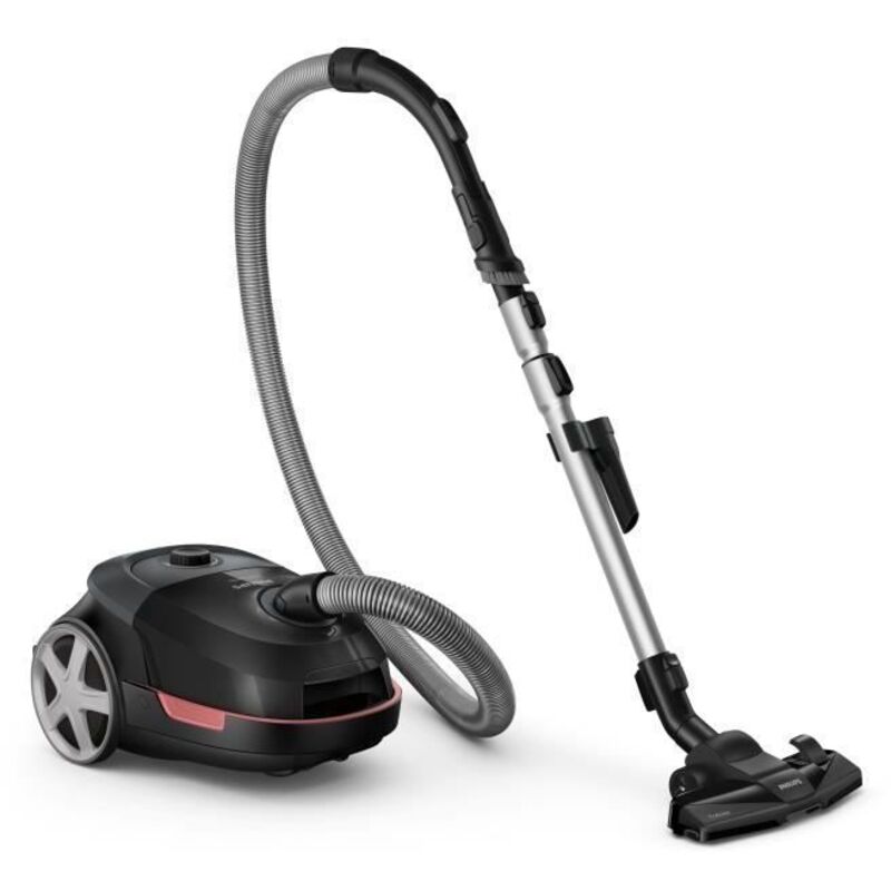 Philips - Aspirateur Robot traineau avec sac XD5123/10 - 900 w - 4 l - Noir