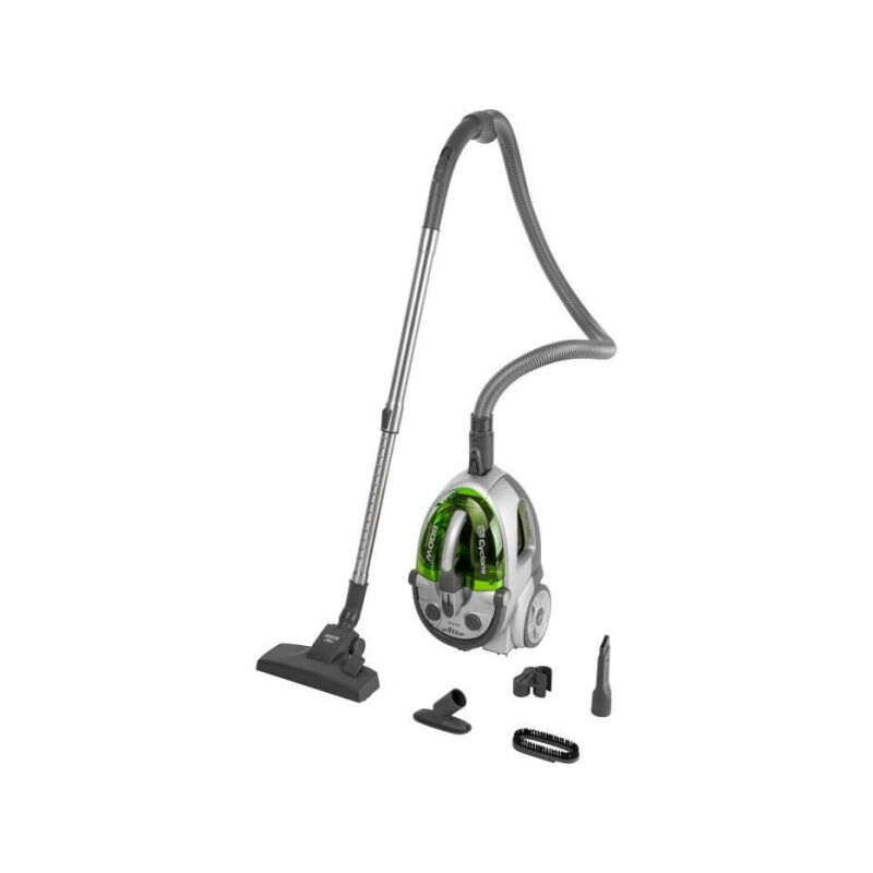 Sencor - Aspirateur Robot sans sac svc 730GR-EUE2 - Moteur eco 800 w - 76 dBA - 1,5 l - Systeme Cyclone - Argent / Vert