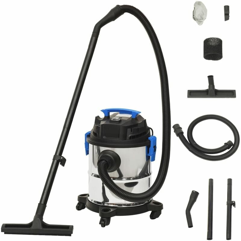 Vidaxl - Aspirateur sec et humide 1200 w 20 l Argenté