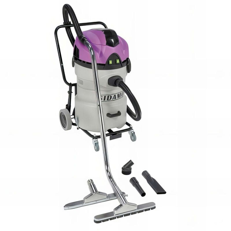 Sidamo - Aspirateur eau et poussières cuve polypropylène jet 60 p - 50 l - 230V 2x 1200W - 20402047