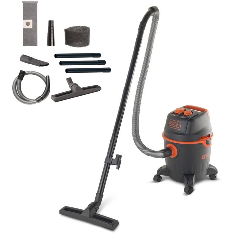 Aspirateur Eau et Poussière Black+Decker BXVC20PTE Puissance absorbée 1200 w, Capacité cuve 20 l