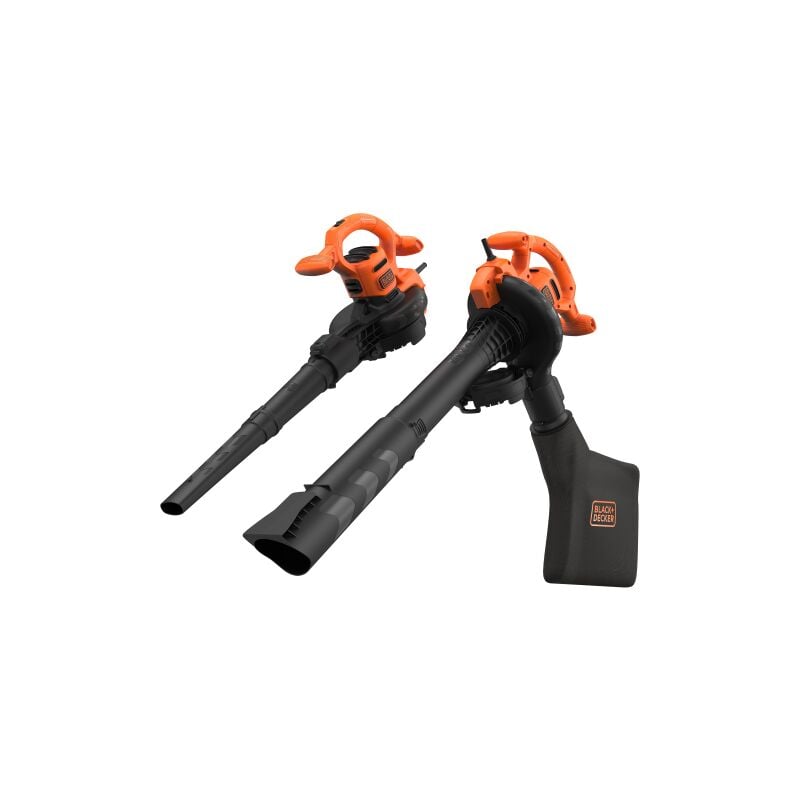 Black&decker - BEBLV260 Aspirateur / souffleur / broyeur e'lectrique 2600 w volume d'aspiration 11,7 m3/min jusqu'a' 315 km/h avec sac de