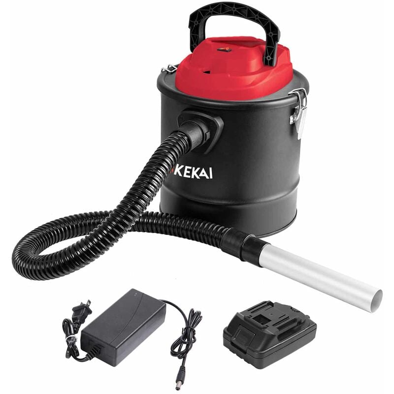 Kekai - Aspirateur Souffleur à Cendres à Batterie 12 Litres Graciano Filtre hepa Lavable