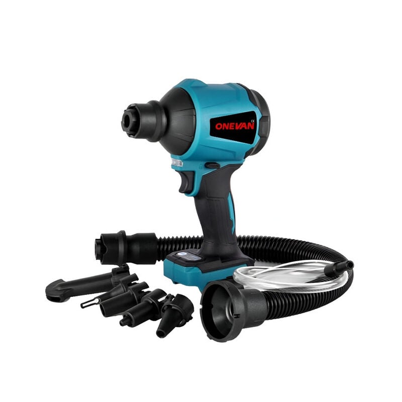 Aspirateur Souffleur Rechargeable sans fil 5 en 1, Blowing and suction Souffleur à poussière sans fil, pour batterie makita 18v - Sans batterie ni