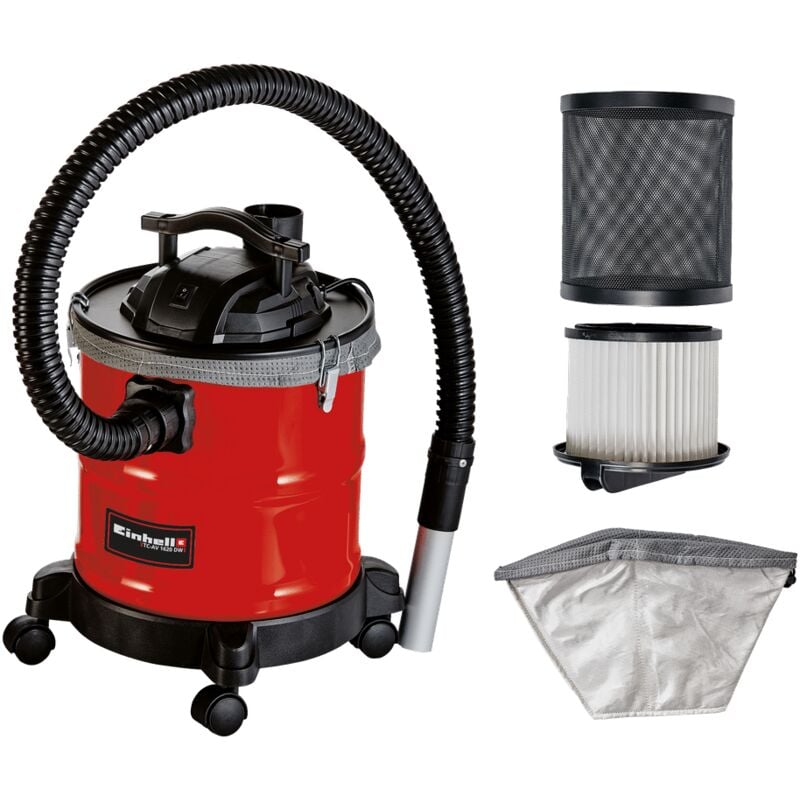 Einhell Aspirateur à cendres sur roulette TC-AV 1620 DW (1250 W, Cuve 20L)