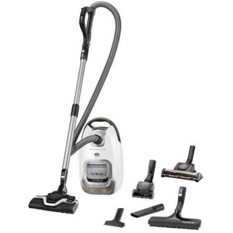 Aspirateur traineau 400w 58db blanc - Rowenta - ro7487ea