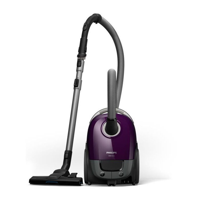 Philips - Aspirateur Traineau avec sac XD3100/06 - 900 w - 79 dB - Violet