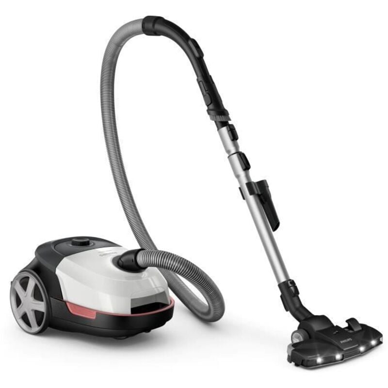 Philips - Aspirateur traineau avec sac XD6122/12 - 900 w - 4 l - Blanc polaire
