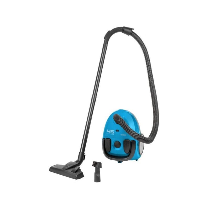 Aspirateur Robot traîneau avec sac Sencor svc 45BL-EUE3 - Moteur eco 850 w - 79 dBA - 1,5 l - Bleu