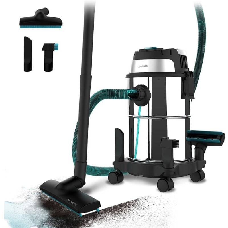Cecotec - Aspirateur de solide et liquide Conga Rockstar Wet & Dry Steel