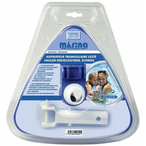 Aspirateur triangulaire lestée Marina pour piscine