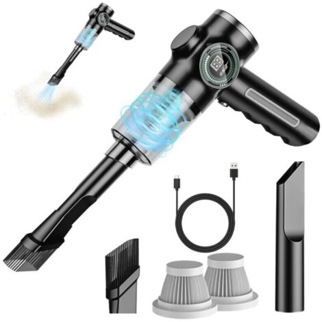 Aspirateur - version améliorée avec affichage puissance, double filtre noir encre.