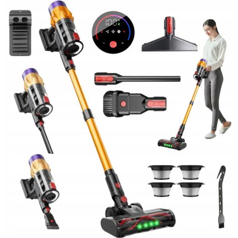 Aspirateur vertical sans fil 6 en 1, puissant + filtre HEPA 550 W
