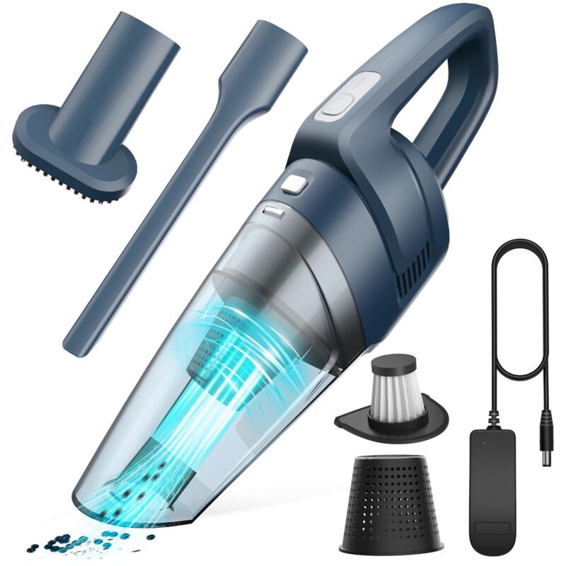 Aspirateur Voiture - Aspirateur de Table 120W, Aspirateur à Main 2200mAh avec Sèche Filtre hepa, Aspirateur sans Fil pour Maison Voiture Bureau Table