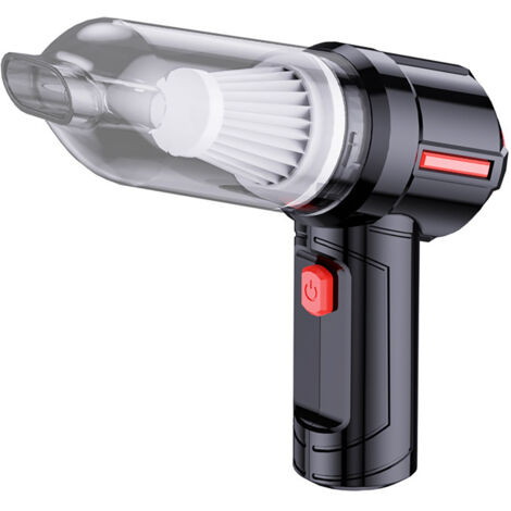 Aspirateur Voiture Main Sans Fil 9000PA Haut Puissance Bas Son Portable Pour Maison Noir